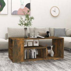 Журнальный столик U24, копченый дуб, 100x50x40 см, искусственное дерево