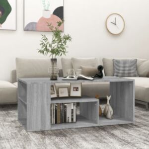 Журнальный столик U24, серый Sonoma, 100x50x40 см, искусственное дерево