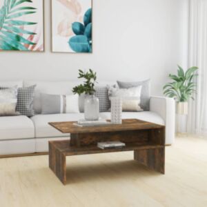 Журнальный столик U24, копченый дуб, 90 x 60 x 42,5 см, искусственное дерево