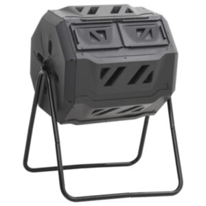 Pood24 aia kompostikast, must, 73 x 64 x 95 cm, 160 l