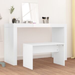 Pood24 kosmeetikapink, valge, 70 x 35 x 45 cm, tehispuit