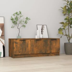 Тумба под ТВ U24, копченый дуб, 102 x 35 x 36,5 см, искусственное дерево