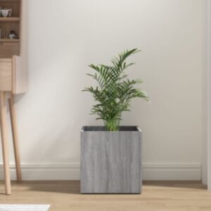 Pood24 taimekast, hall Sonoma tamm, 40 x 40 x 40 cm, tehispuit