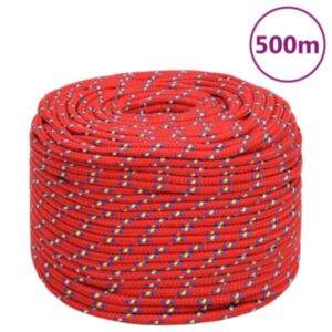 Pood24 paadiköis, punane, 10 mm, 500 m, polüpropüleen