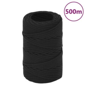 Pood24 paadiköis, täismust, 2 mm, 500 m, polüpropüleen