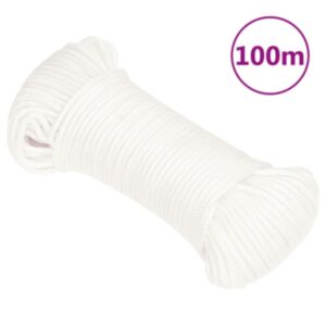 Pood24 paadiköis, täisvalge, 5 mm, 100 m, polüpropüleen