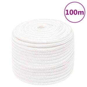 Pood24 paadiköis, täisvalge, 12 mm, 100 m, polüpropüleen