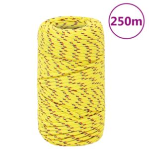 Pood24 paadiköis, kollane, 2 mm, 250 m, polüpropüleen