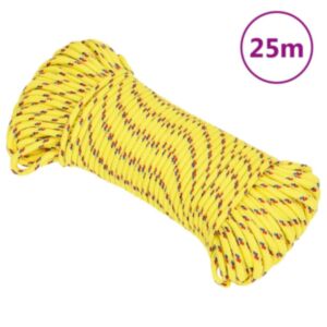 Pood24 paadiköis, kollane, 3 mm, 25 m, polüpropüleen