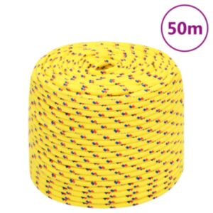 Pood24 paadiköis, kollane, 6 mm, 50 m, polüpropüleen