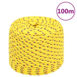 Pood24 paadiköis, kollane, 8 mm, 100 m, polüpropüleen