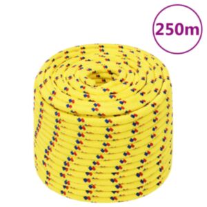 Pood24 paadiköis, kollane, 12 mm, 250 m, polüpropüleen