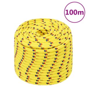 Pood24 paadiköis, kollane, 14 mm, 100 m, polüpropüleen