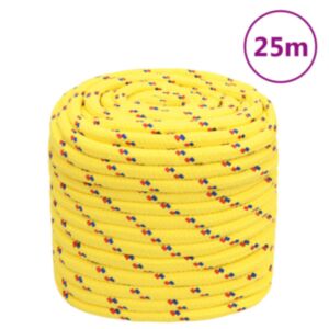 Pood24 paadiköis, kollane, 16 mm, 25 m, polüpropüleen