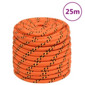 Pood24 paadiköis, oranž, 16 mm, 25 m, polüpropüleen