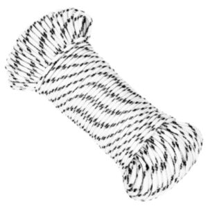 Pood24 punutud paadiköis, valge, 4 mm x 100 m polüester