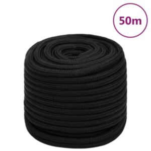 Pood24 töököis, must, 16 mm, 50 m, polüester