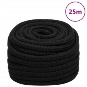 Pood24 töököis, must, 20 mm, 25 m, polüester