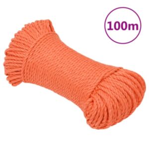 Pood24 töököis, oranž, 3 mm, 100 m, polüpropüleen