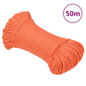 Pood24 töököis, oranž, 8 mm, 50 m, polüpropüleen