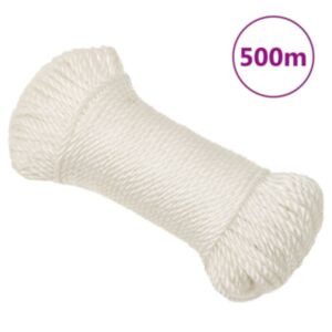 Pood24 töököis, valge, 6 mm, 500 m, polüpropüleen