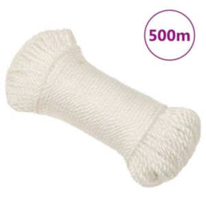 Pood24 töököis, valge, 8 mm, 500 m, polüpropüleen