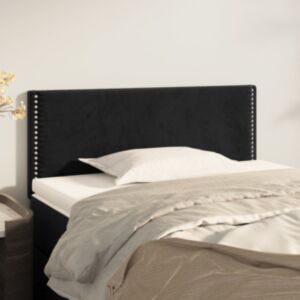 Pood24 voodipeats, must, 80x5x78/88 cm, samet