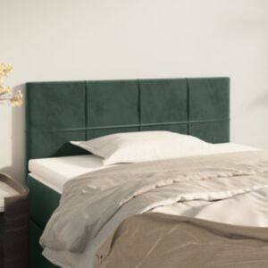 Pood24 voodiraam peats, tumeroheline, 90x5x78/88 cm, samet
