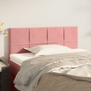 Pood24 voodipeats, roosa, 100x5x78/88 cm, samet