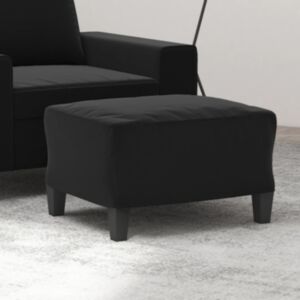 Подставка для ног U24, черная, 60 x 50 x 41 см, ткань из микрофибры