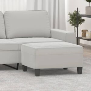 Подставка для ног U24, светло-серая, 70 x 55 x 41 см, ткань из микрофибры