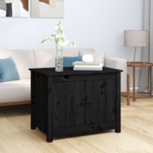 Журнальный столик U24, черный, 71 x 49 x 55 см, сосна