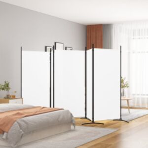 Pood24 5 paneeliga sirm, valge, 433x180 cm, kangas