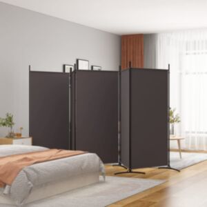 Pood24 5 paneeliga sirm, pruun, 433 x 180 cm, kangas