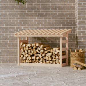 Pood24 küttepuude rest, 108 x 64,5 x 78 cm, männipuit
