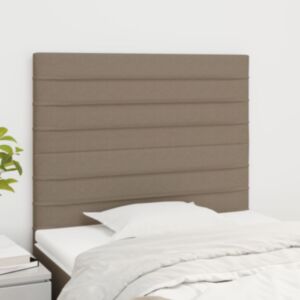 Pood24 voodipeatsid 2 tk, pruunikashall, 100x5x78/88 cm, kangas
