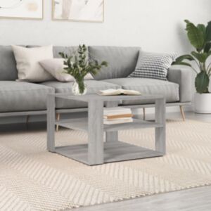 Pood24 kohvilaud, hall Sonoma tamm, 59,5 x 59,5 x 40 cm, tehispuit