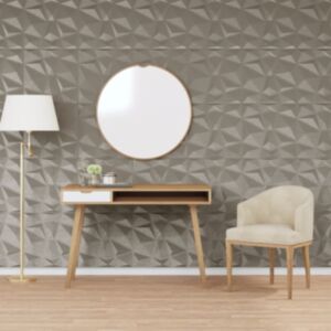 Pood24 seinapaneelid 48 tk, betoonhall, 50 x 50 cm, XPS 12 m², teemant
