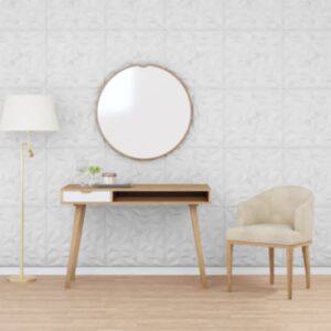 Стеновые панели U24 12 шт, белые, 50 x 50 см, EPS 3 м² аметист