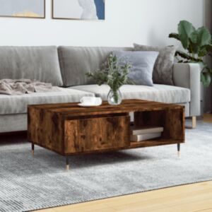 Журнальный столик U24, копченый дуб, 90 x 60 x 35 см, искусственное дерево