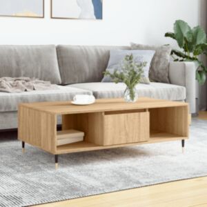Журнальный столик U24, дуб сонома, 104 x 60 x 35 см, искусственное дерево