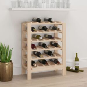 Полка для вина U24, 61,5x30x82 см, сосна