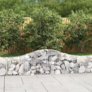 Pood24 kaarekujulised gabioonkorvid 2 tk, 200x30x40/60 cm, raud
