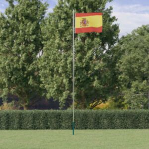 U24 Испанский флаг и флагшток, 6,23 м, алюминий