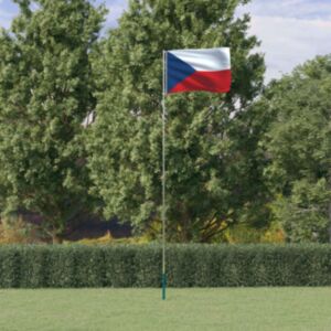 Pood24 Tšehhi lipp ja lipumast, 5,55 m, alumiinium