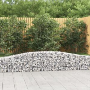 Pood24 kaarekujuline gabioonkorv, 400x30x40/60 cm, tsingitud raud