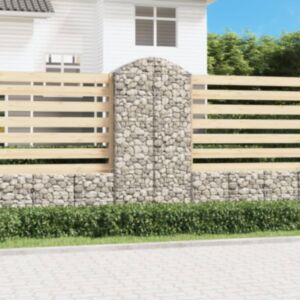 Pood24 kaarekujuline gabioonkorv, 100x50x200/220 cm, tsingitud raud
