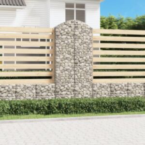 Pood24 kaarekujuline gabioonkorv, 100x50x220/240 cm, tsingitud raud