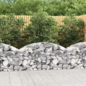 Pood24 kaarekujuline gabioonkorv, 150x30x60/80 cm, tsingitud raud