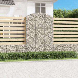 Pood24 kaarekujuline gabioonkorv, 150x30x220/240 cm, tsingitud raud
